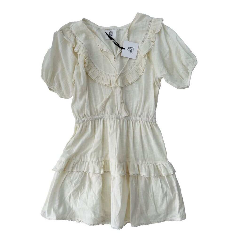 DRA Los Angeles Tassel Dress Off White ( S )